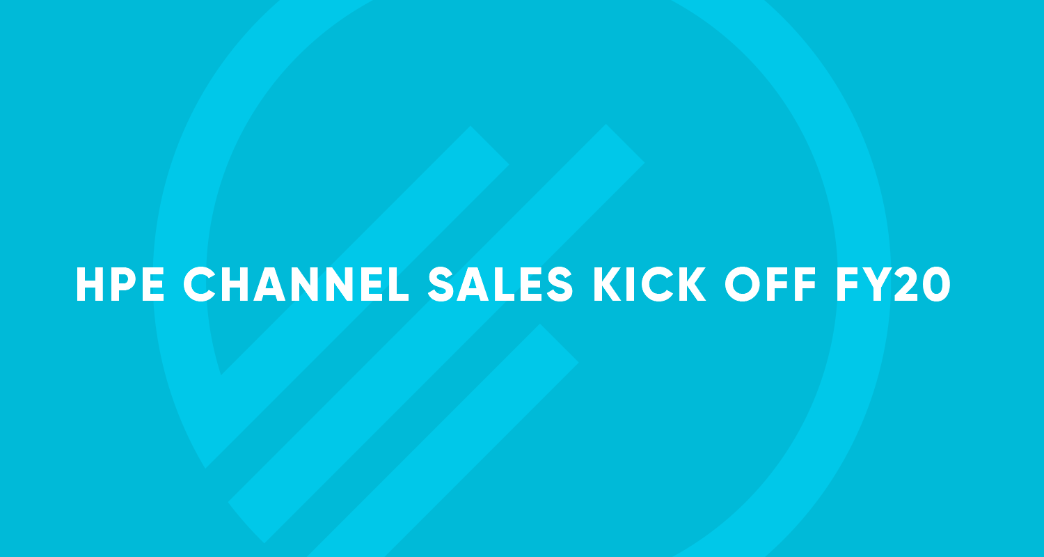 HPE Channel Sales Kick off FY20 - MPE